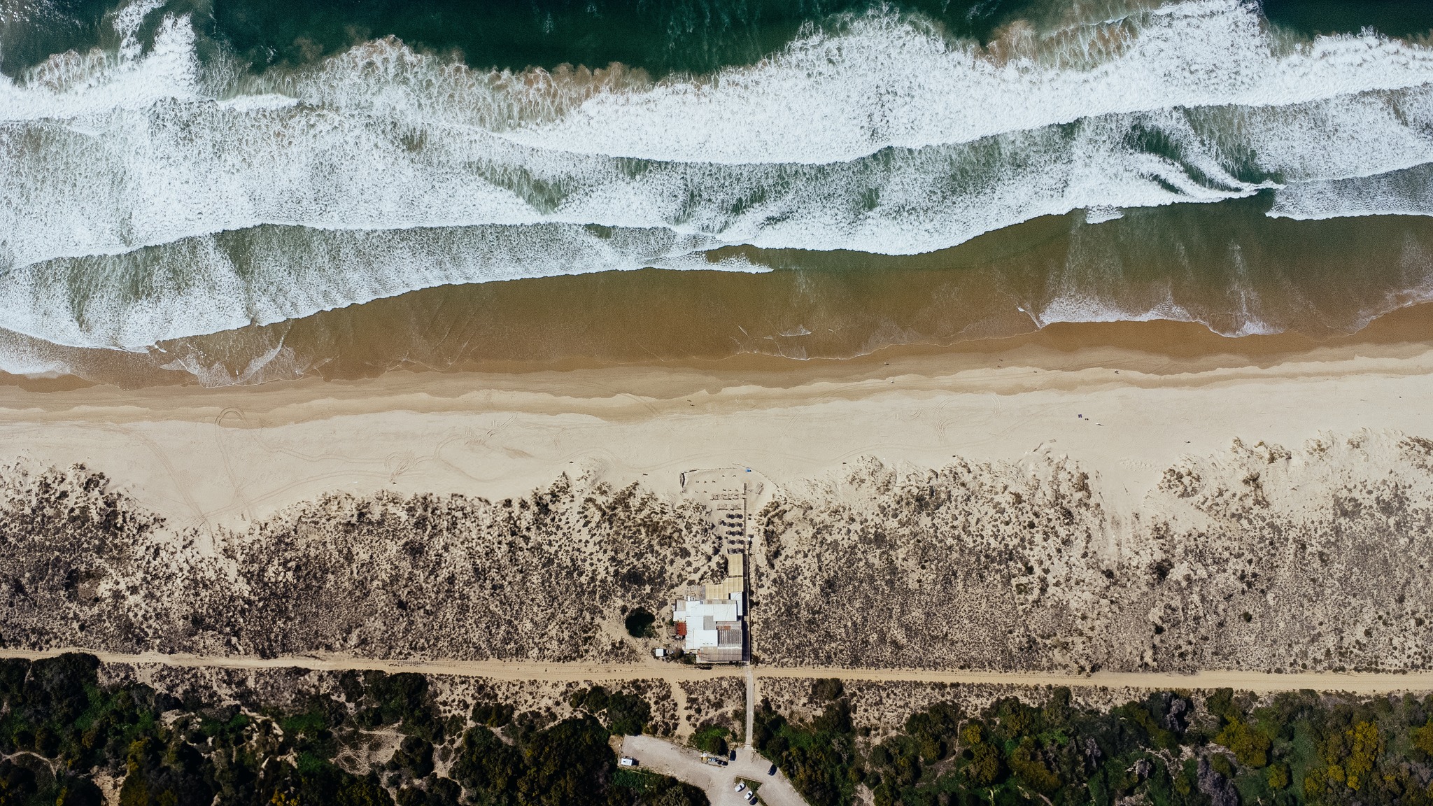 Aura, Caparica from above
